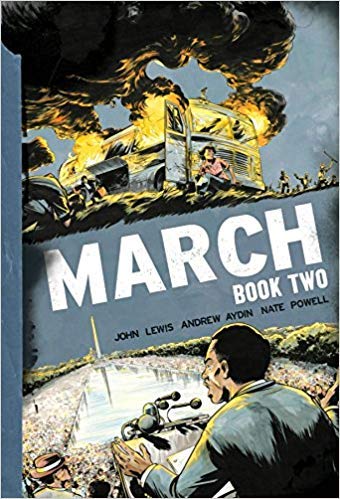 [By John Lewis] March: Book Two-[Paperback] Best selling book for |Educational & Nonfiction Graphic Novels|