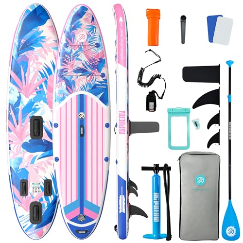 Image of Niphean Inflatable Stand Up Paddle Board with SUP Accessories, Anti-Slip EVA Deck, 10'6'' Inflatable Paddle Boards for Adults & Youth of All Skill Levels