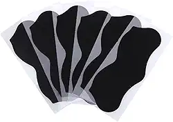 Lurrose 10 peças de tiras de cravo, removedor de poros de carvão, folha de limpeza profunda dos poros do nariz para mulheres, homens, rosto e pele do nariz (preto)