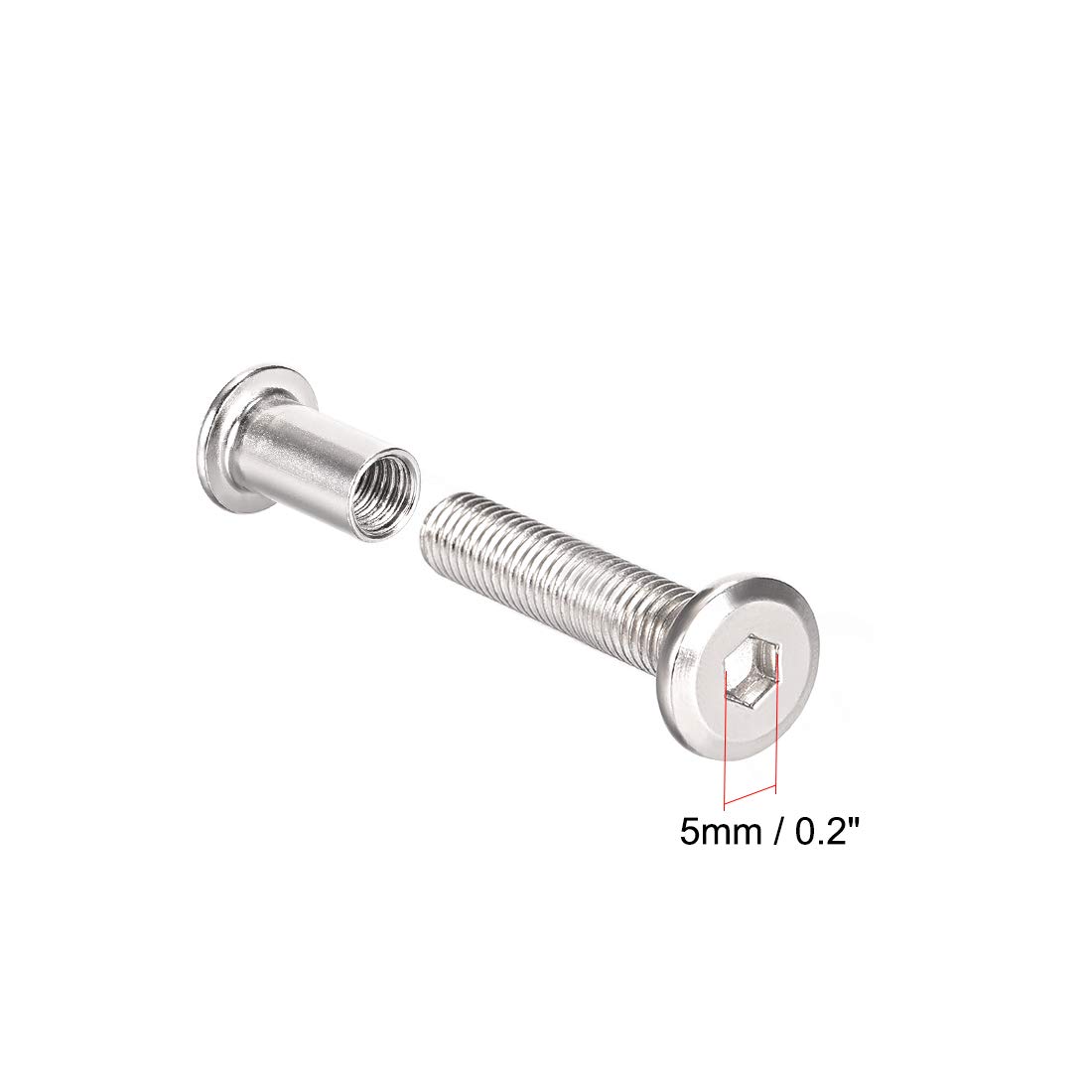 M8x30mm Binding Screws - Leather, Crafts & DIY -3