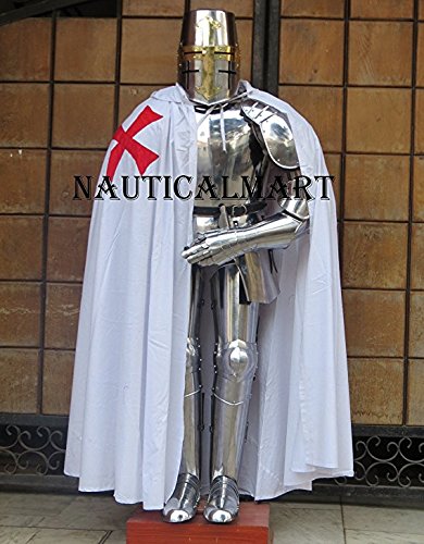 NAUTICAL MART Larp Armour 15th Century Wearable Full Suit Armor Medieval Knight Combat Body Armour Suit