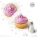 2D 1M 4B 1A large stainless steel icing piping frosting nozzle tip set for baking and cake cupcake decorating supplies