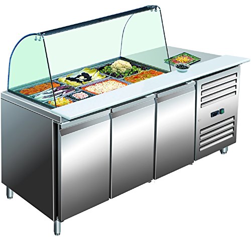 Desserte réfrigérée 3P + saladette GN 3100 TNS - SARO