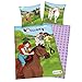 Produktbild Herding Schleich Bettwäsche-Set, Horse-Club-Wendemotiv, Mit praktischer Knopfleiste, Flanell/Biber, mehrfarbig, Bettbezug 135 x 200 cm, Kopfkissenbezug 80 x 80 cm