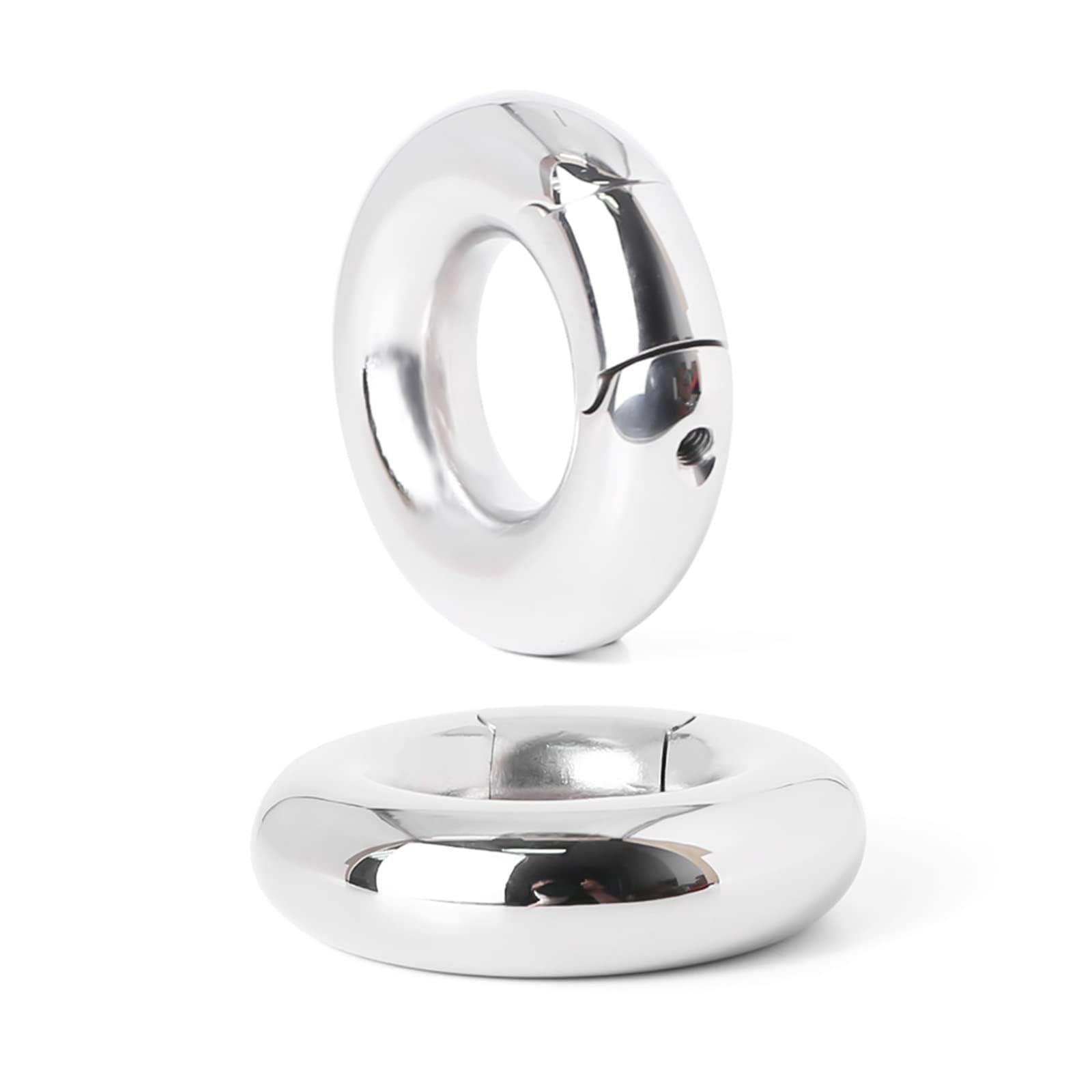 Anello for pene in acciaio inossidabile, anello for testicoli,peso for testicoli pesante da 420 g,giocattolo sessuale for uomini e coppie.