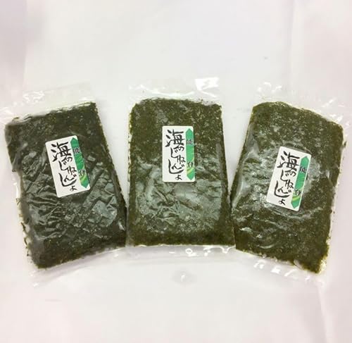魚介類 海藻/能登半島七尾産 天然アカモク「海のじねんじょ」(120g×8パック)無着色 冷凍 七尾市 能登 石川県