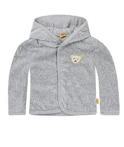 Steiff Unisex - Baby Jacke 1/1 Arm, Gr. 68 (Herstellergröße: 68), Grau (Steiff softgrey melange gray 8200)
