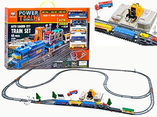 Train électrique BSD Avec Fumée Et Lumière - 25 Pièces Pour Enfants Et Familles