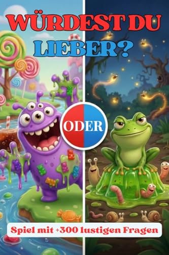 Bild: W�rdest du lieber? Lustiges Spiel f�r Kinder : Kinderbuch von 6-12 Jahren f�r Freunde und Familie mit �ber 300 lustigen Fragen | +20 Eigene Fragen | inkl. ... ?Was w�rdest du lieber??-Challenge) f�r 0,00 EUR bei amazon.de