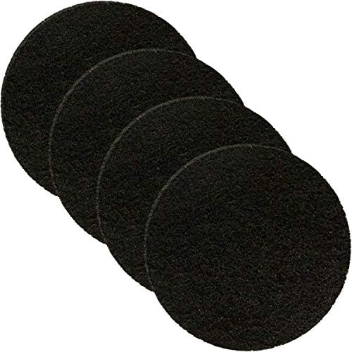 3.75" - 4 Pack Activated Charcoal Compost Bin Filter - Cooler Kitchen 3.75 Inch Activated Charcoal Filters Replacement Set for Kitchen Recycle Bin - Odor Absorbing Home Countertop Compost Bin Filters