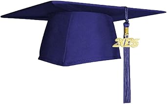 2025 Unisex-Adults Matte Graduation Gown Cap with Tassel for High School College Graduates Photography