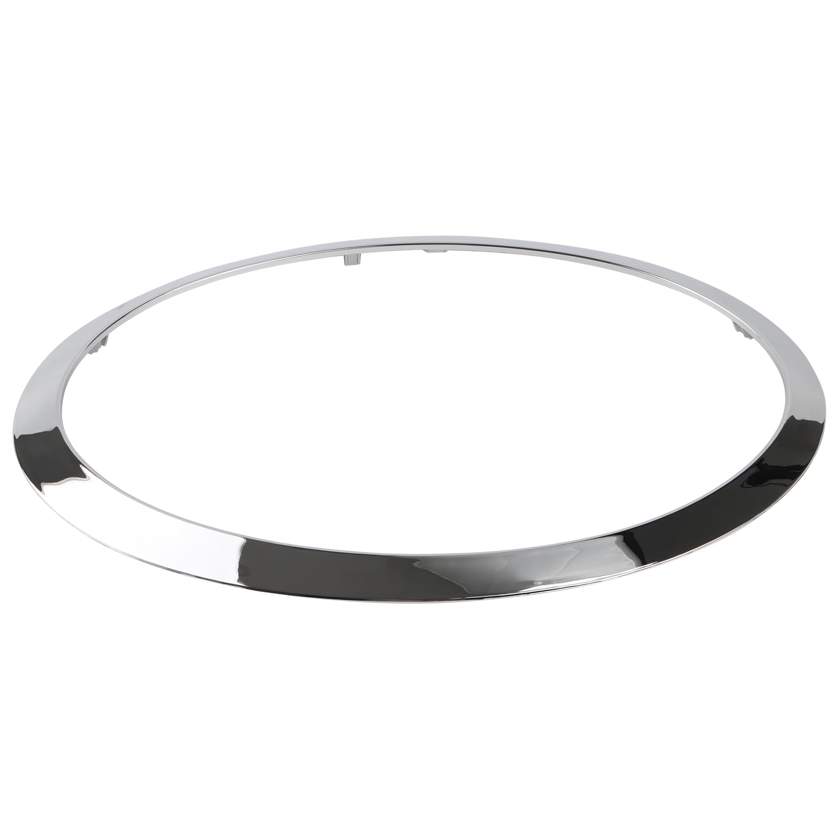 Mini Scheinwerfer-Zierring Scheinwerfer-Abdeckleisten Kompatibel mit 2014–2021 Mini Cooper F55 F56 F57 Scheinwerferabdeckungsleisten 51137300631 51137300632 51712355791 51712355798 (Silber)