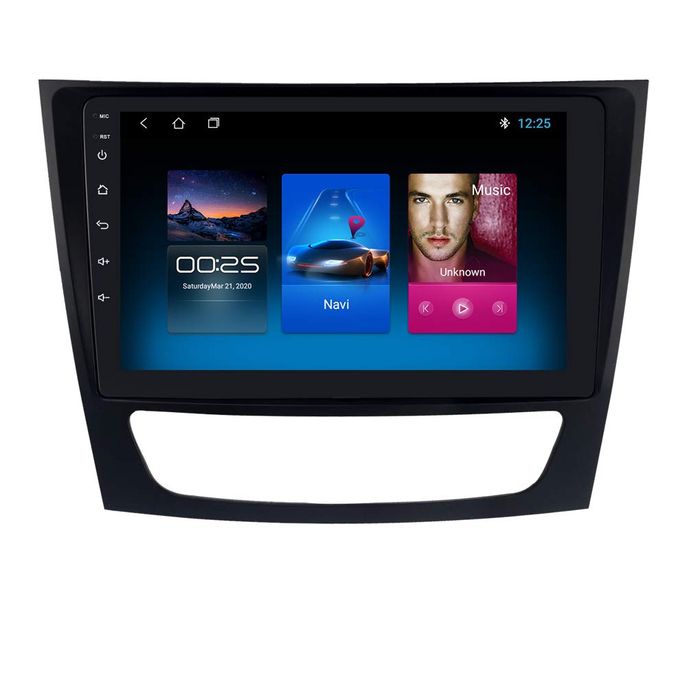 hizpo Android 10 Car Radio 1G+16G for Mercedes-Benz E-Class W211 G-Class CLK CLS 9 Inch Head Unit Supports FM WiFi Steering Wheel Control Bluetooth Mirror-Link Car Stereo Navigation