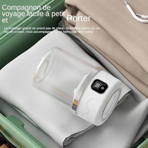 Lave-linge compact pour sous-vêtements et camping - Machine nomade 3000mAh