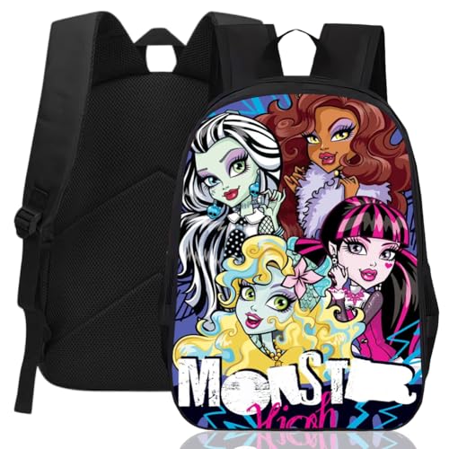 XNAUVOI Sac à Dos Fille Monster, Imprimé 3D Sac à...