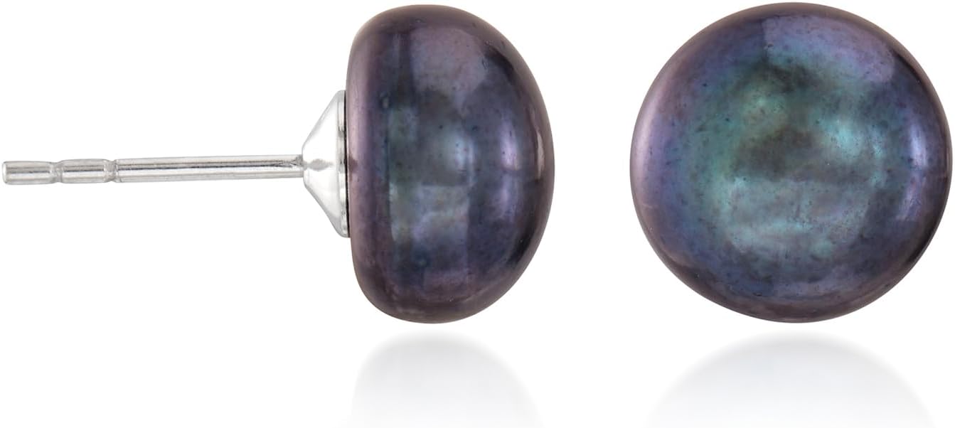 Ross-Simons 8-8.5mm Multicolored Cultured Pearl Jewelry Set: 8 Pairs Of Stud Earrings in Sterling Silver - Image 4