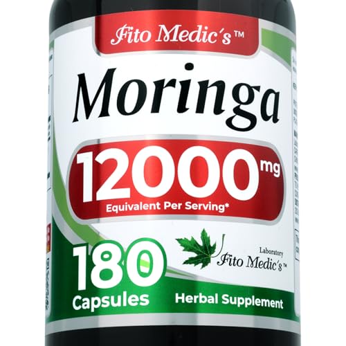 FITO MEDIC'S Moringa | Moringa Oleifera Leaf Capsules | 300 Capsules | Concentrated Extract | Highly