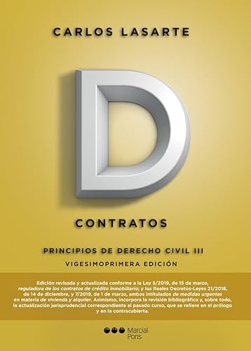 Principios de Derecho civil: Tomo III: Contratos (Manuales Universitarios)