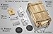 Whiskey Stones Gift Set for Men | Whiskey Glass and Stone Set with Wooden Army Crate, 6 Stainless Steel Whiskey Bullets and 10oz Whiskey Glasses | Whiskey Lovers Gift for Men, Dad, Husband, Boyfriend