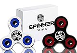SpinnerVibe Fidget Spinner - The Best Fidget Spinner, High Spin Time, Ultimate Fidget Spinner Premium Fidget Spinner Toy Prime Fidget Spinner !