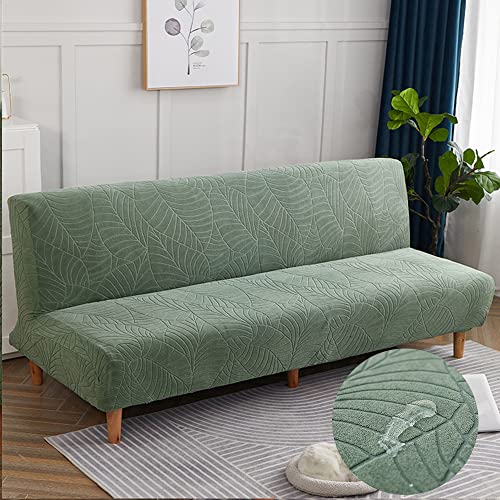 DOTBUY-SHOP Housse de Canape Clic Clac Jacquard Extensible Imperméable Housse de Canapé-lit Housse de Canapé sans Bras Universel Doux Antidérapante Lavable...