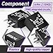 4 Pcs 601-218 15016745 Multi-Purpose Relay, 4-Pin Headlight Relay Compatible with GMC, Chevrolet and Buick, Relay 15016745 for Fuse Relay Chevrolet - RY560 Included