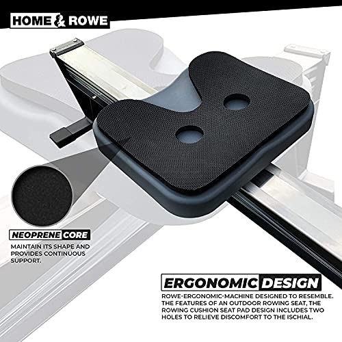 Rowing Machine Cushion Seat Pad CR Foam Ergonomic Design for The Concept 2 Rowing Machine and Other Types of Row Devices