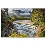 artboxONE Poster 30x20 cm Natur Lechfall bei Füssen im 