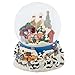 Winter Sleigh Ride 100MM Music Water Globe Plays Tune Have Yourself A Merry Little Christmas