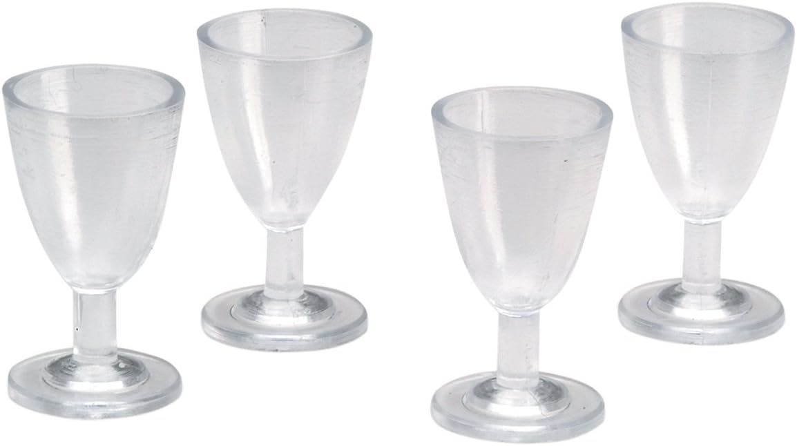 Timeless Miniatures-Wine Glasses 4/Pkg