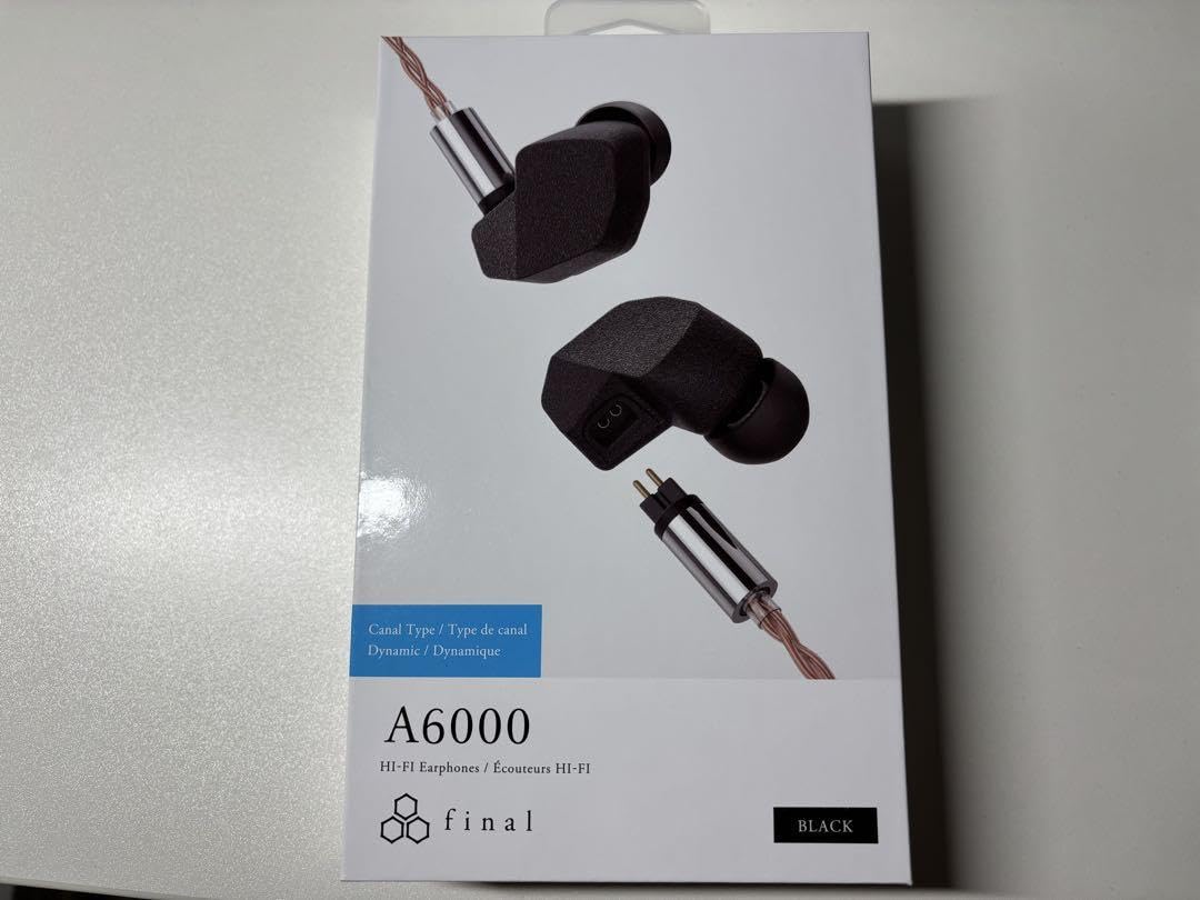 Amazon.co.jp: final A6000 ブラック 有線イヤホン : 家電＆カメラ