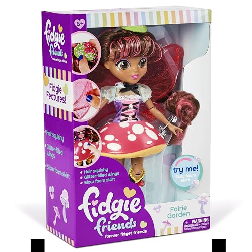 Sunny Days Fidgie Friends Muñeca Fashion Alas Mariposa miniatura 3