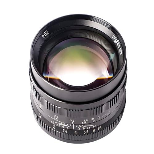 Brightin Star 50Mm F1.4 Manual Focus Prime Lens For L-Mount Leica/Panasonic/Sigma Mirrorless Cameras, Aps-C Mf Large Aperture Standard Fixed Lens, Fit For Sl, Sl2, T, Tl, Tl2, Tl18, Cl/S1, S1R, S1H #TOP1