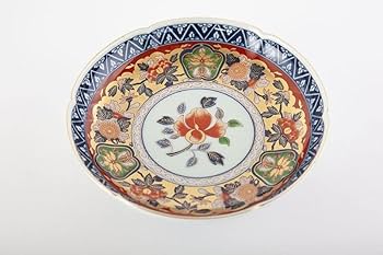 Amazon.co.jp: 有田焼 極錦 金彩 古伊万里様式 銘々皿 直径15cm