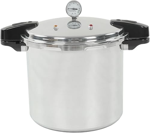 Olla a presión, olla a presión de aleación de aluminio 23L con medidor multifuncional para el hogar, restaurante, hotel, cantina