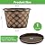8 Inch Planter Pots for Plants, Plastic Flower Pots Indoor Outdoor, 5 Pack Resin Plant Pot with Drainage & Saucer, Retro Decorative Garden Pot with Removable Trays for House