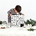 Juegoal Advent Calendar, 11.8'' Black Wooden Advent Calendars with 25 Storage Drawers Countdown to Christmas 2025, Christmas Advent Holiday Decor