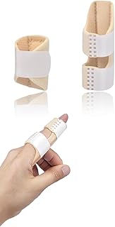 Sweet seven Finger Splints - 6pcs Finger Support Brace for Broken Fingers, Arthritis, Knuckle Immobilization