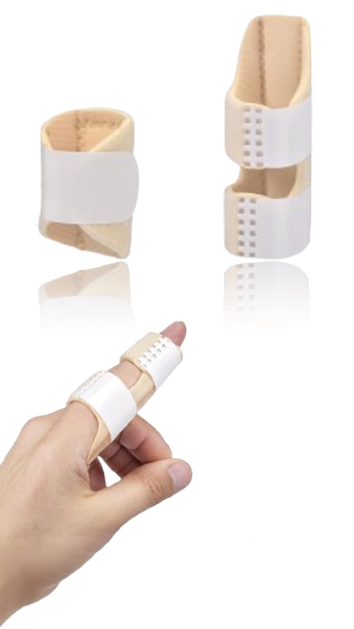 Finger Splints - 6pcs Finger Support Brace for Broken Fingers, Arthritis, Knuckle Immobilization
