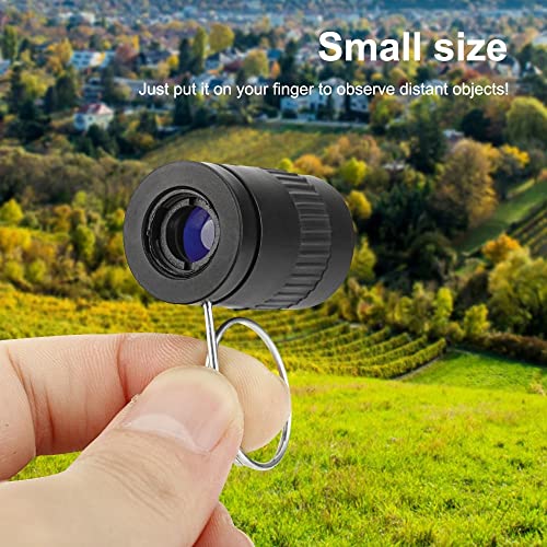 Télescope monoculaire d'observation oiseaux et camping mini format avec bague