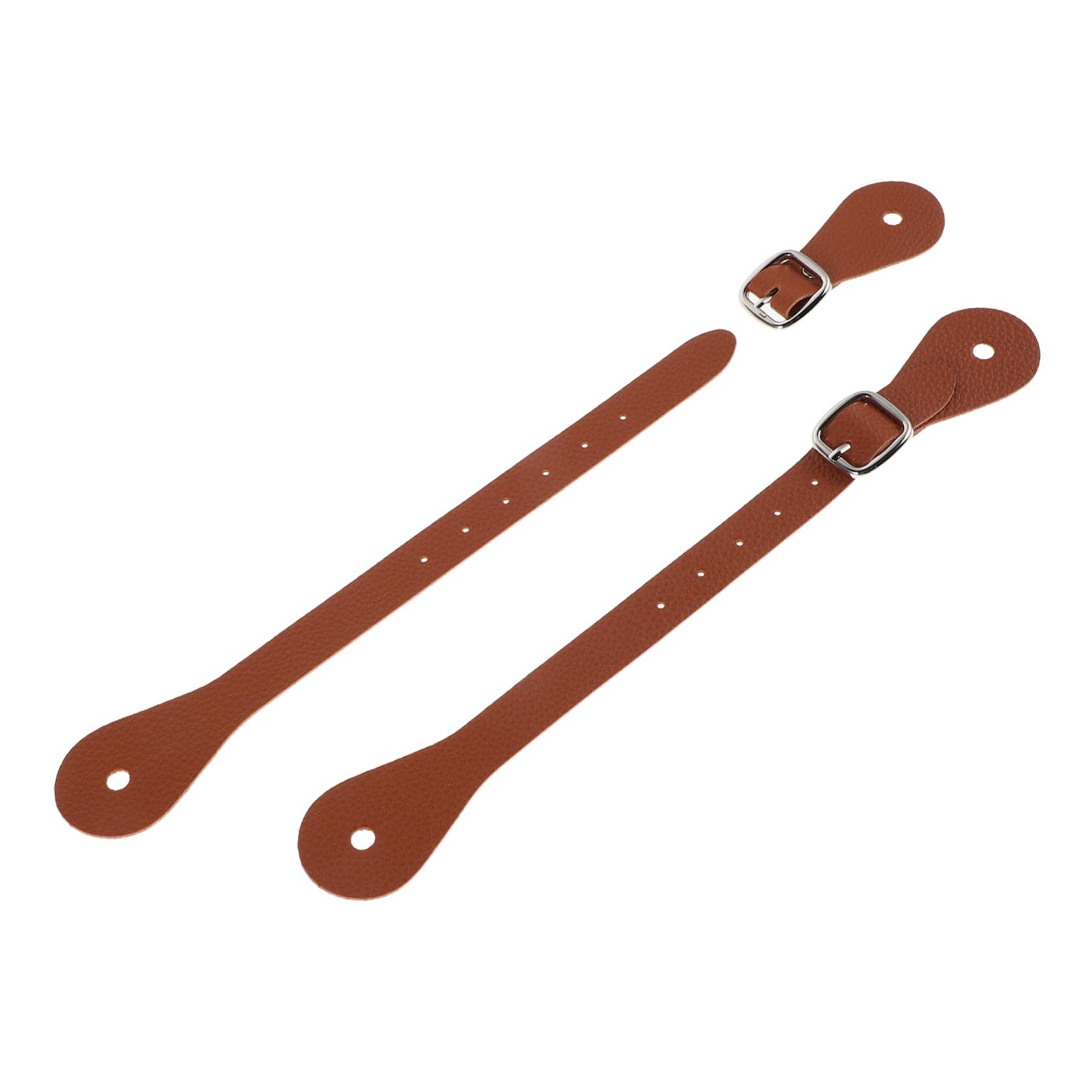 BCOATH 2pcs Equestrian Adjustable Spur Straps Riding Belt Good Boot Straps for Horse Training