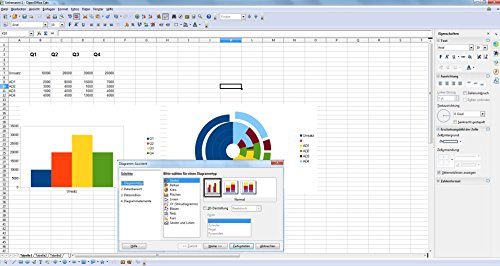 Open Office Spezial-Edition für Windows 11-10-8-7-Vista-XP | PC-Software mit 15.000 Vorlagen, 1.000 Schriften und PDF Handbuch | Dokumente, Kalkulationstabellen und Präsentationen erstellen - Image 5