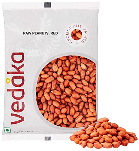 Image of Amazon Brand- Vedaka Groundnut kernel (Peanut), Red, 1 kg