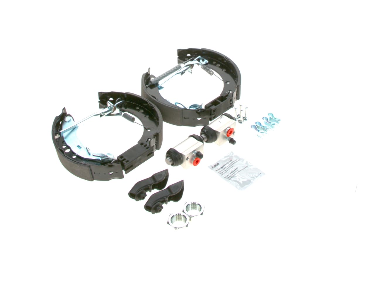 Bosch KS613 Kit Super Pro Kit de freno trasero de tambor 1 juego completo premontado