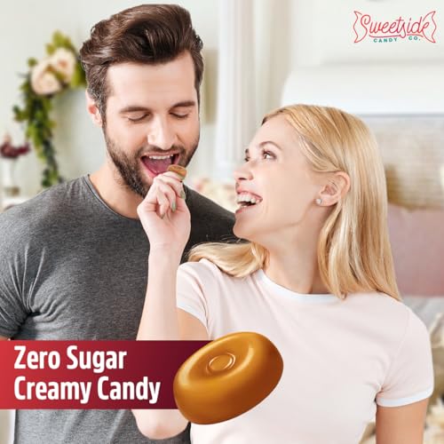 Original Caramel Hard Candies, 2 Pack of Individually Wrapped Sugar Free Hard Candy 7.7oz Each, Ideal Hard Candy for Holiday Treats, Perfect Caramel Candy for Sharing or Stocking Up - image 5