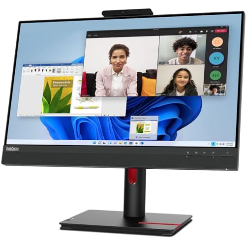 Image of Lenovo ThinkCentre Tiny-in-One 24 inch Class Webcam LED Touchscreen Monitor - 16:9-4 ms,Full HD 1920x1080