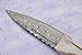 New Genuine Damascus Steel Tyne Stag Handle Sheffield Sgian Dubh with Leather Sheath
