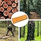 Eruceky 2 Stück Fällkeil Kunststoff, Forstkeil Baumkeile, Baum Fäll- Keile, Forst Zubehör Wald, für Kontrollierten Fällen von Bäumen(Orange Farbe,Gelb)