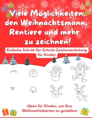 Viele Möglichkeiten, den Weihnachtsmann, Rentiere und mehr zu...
