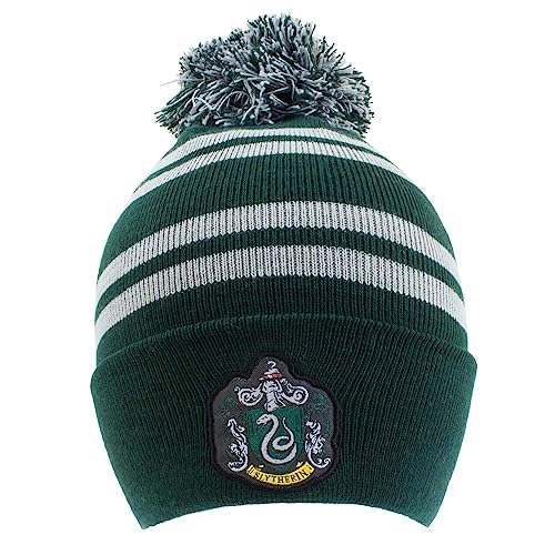 Slytherin Harry Potter bonnet à pompon pour les journées froides d'hiver